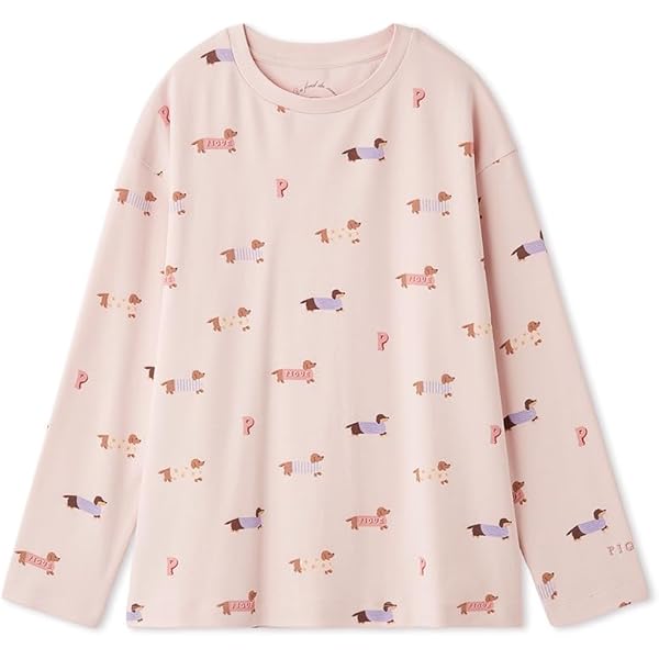 Amazon | [ジェラート ピケ] ダックスフンド柄ロングパンツ PWCP255758