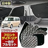 Amazon ムーヴ キャンバスla800 810系 車用カーテン サンシェード 車中泊 カーフィルム リア用 01s H011 Re サンシェード 車 バイク
