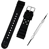 【 SEIKO セイコー 純正 国内正規販売店 】22mm seiko ダイバー用 ウレタン バンド DAL1BP バネ棒外し・簡易説明書付きセット