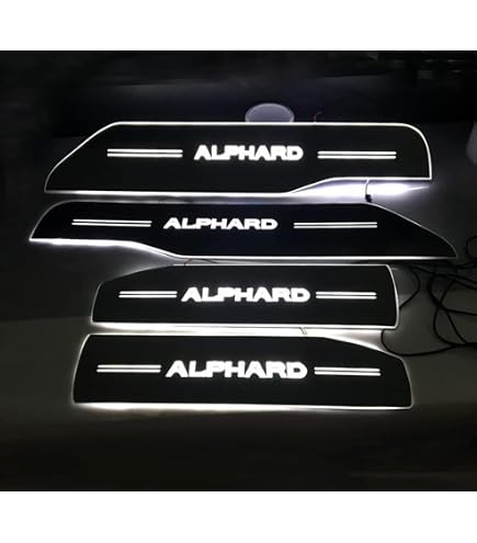 Amazon | アルファード 30系 ドアステップ スカッフプレート