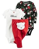 カーターズ Carter's ボディスーツ ＆ パンツ 3点セット 3-Piece Little Character Set 6M (61-67cm) [並行輸入品]