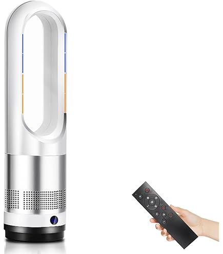 Amazon | 【2025新型冷暖房兼用・羽根なし】扇風機タワーファン8段送風