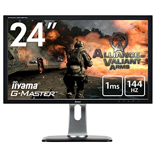 iiyama ゲーミング モニター ディスプレイ GB2488HSU-B3 (24インチ/144Hz/1ms/昇降スタンド付/フルHD/TN/DisplayPort,HDMI×2,DVI-D)【AVA推奨モデル】の表紙