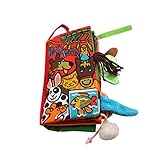 おもちゃ　知育玩具　知育?学習玩具　ベビー用品　ベビー　赤ちゃん　絵本　 ペットの尾　動物尾布本　ベストギフト　破れない　5ページ双面 (2)