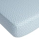 CoCaLo Mix & Match Dottie Fitted Sheet, Aqua by Cocalo [並行輸入品]