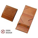 薄い財布 abrAsus ブッテーロレザーエディション キャメル