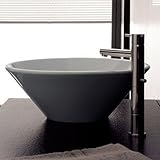 Nameeks 8010 Scarabeo 16 – 1 / 2 "セラミック舟形バスルームシンク、 ホワイト Scarabeo 8010-No Hole-637509844707