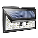 Cshidworld 24 LED ソーラーライト センサーライト 玄関ライト 外灯 ワイヤレス人感センサー 広角ライト 屋外照明/軒先/壁掛け/庭先/玄関周りなど対応 夜間自動点灯 三つの点灯モード