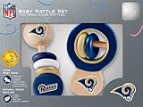 Los Angeles Rams Wooden Baby Rattle Set