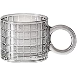 MJKQ9 マグカップ 耐熱ガラス グレー 300ml 400ccマグカップ 耐熱ガラス グラス 保冷透明 クリア コーヒー 紅茶 耐熱ガラス おしゃれ ギフト 祝い お酒 コップ シンプル 耐熱ガラス カップ コップ シンプル おしゃれ カフェ食器