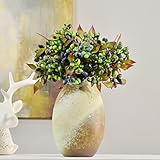 SunniMix 人工植物　花　オリーブの果実　花束　全4色　 - パープルグリーン