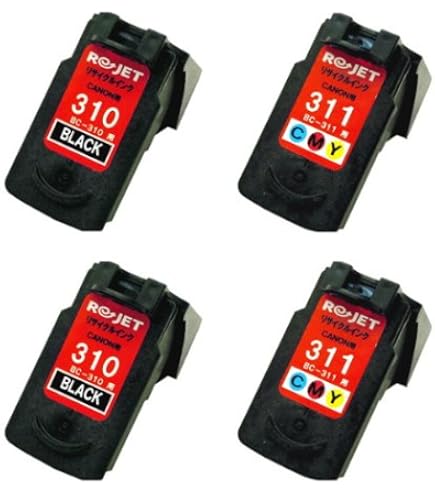 Canon PIXUS 310 ブラックインクカートリッジ 6個セット Amazon.co.jp: キヤノン BC-310 ブラック(4個入) リサイクル
