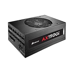 CORSAIR コルセア 80PLUS TITANIUM認証取得 1500Wフラッグシップ電源ユニット AX SERIES AX1500i CP-9020057-JP (AX1500i)