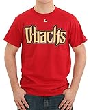 Arizona Diamondbacks Men 's Wordmark Tシャツレッド( Small )