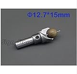 1ピース1/2 "shk 12.7ミリメートルウッドビーズドリルビット2ミリメートル穴ビーズカッタービーズドリルcncルーター木材掘削ビーズアウト直径15ミリメートル