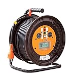 日動 電工ドラム 三相200Vドラム アース漏電しゃ断器付 30m NDEB33020A