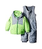 (コロンビア) Columbia キッズセットアップ Double Flake Set (Toddler) Green Mamba/Grey Ash 2T Toddler 2T [並行輸入品]