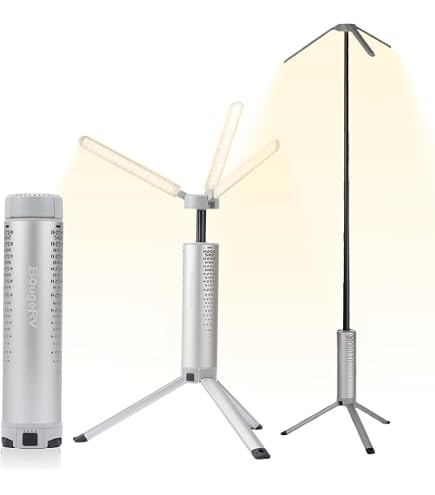 Amazon.co.jp: BougeRV Telescopic Camping Light 15600mAh Rotatable