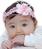 Housweetyピンクベビー　キッズ 赤ちゃん　カチューシャ　ヘアアクセサリー　ヘアバンド ヘッドバンド　梅花 髪飾り 子供服 出産祝い 結婚式 プレゼント ギフト 伸縮性がある 　かわいい　ホット