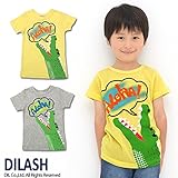 (ディラッシュ)DILASH 初夏'15 ワニプリント半袖Tシャツ 110 グレー