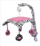 Music Mobile for (Purple) Zebra Princess Baby Bedding Set By Sisi by Sisi