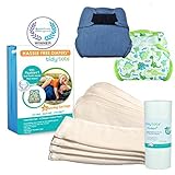 Tidy Tots Diaper Hassle Free 4 Diaper Hook & Loop Essential Set (Dinosaur/Denim) by Tidy Tots Diaper