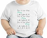 Do It For The Vine Slogan オーガニックベビーTシャツ 12 - 18 Months