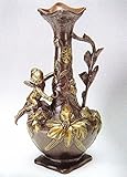 『花器 エンゼル(ブラウン)』合金製 エンジェル 天使 花瓶 インテリア 洋風【オブジェ 置物】【R2207】