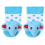 Domybest 1pcs 秋冬 子供 ソックス ベビーソックス 赤ちゃん 新生児 0-6ヶ月 コットン かわいい 滑り止め 出産祝い 段着 お出かけ 防寒 通園 通学（S）