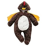 ベビーロンパース Hosam 子供服 赤ちゃん 男の子 女の子 コスチューム 動物 可愛い 柔らかい 室内 超暖かい 冬衣装 子供の誕生日プレゼント 出産お祝い (66, ブラウン)