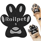 Roilpet 犬 滑り止め シール 老犬補助 犬肉球滑り止めシール 強粘着力 犬滑り止め靴下 高弾性 耐久性 転倒防止 肉球 保護 傷防止 股関節保護 フローリングすべり止め 高齢犬や怪我をした犬のサポートをする すべり 止め フット パッド (S *48枚入り-12セット)