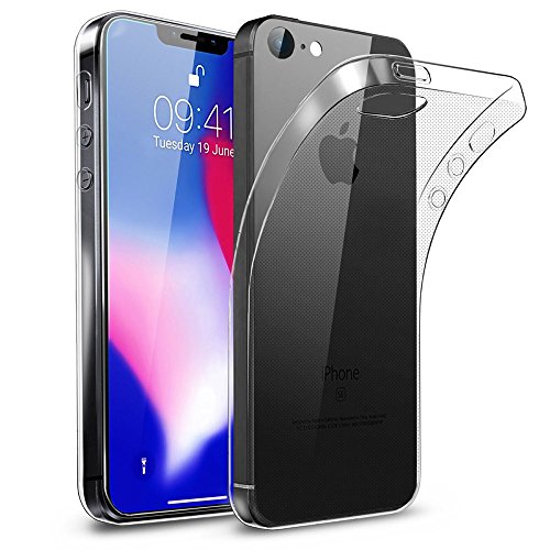 Gosento iPhone SE 2 ケース クリスタル クリア 透明 iPhone SE2 TPU素材 保護カバー (クリア)