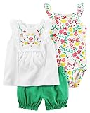 カーターズ Carter's 正規品 チュニック+ブルマ+ボディスーツの3点セット☆刺繍☆ 6M(65-70cm)