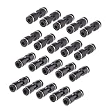 Perfk 4mm + 6mm　空気圧コネクタ　チューブ継手　クイックリリース　ストレート　20点セット　