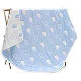 Babyhood ベッドブランケット ベビーバスタオル　６重　赤ちゃんおくるみ　ガーゼタオル　ベビーブランケット　　ガーゼケット　入浴用　ふわふわ暖かい　柔らかい肌触り　細菌防止　静電気防止　吸水速乾