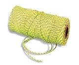 Bon 11-286 18#, 500-Feet Bonded Braided Nylon Line, Yellow with Black Flecks [並行輸入品]