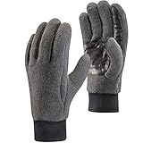 ブラックダイヤモンドHeavyweight WoolTechスキーグローブ M グレイ