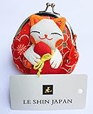 金運小銭いれ財布がま口＝招き猫職人による手作りがま口小銭財布