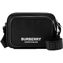BURBERRY BLACK LABEL メッセンジャーバッグ 黒 BURBERRY BLACK LABEL 新品同様 バーバリーブラックレーベル