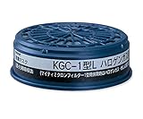 興研 防毒マスク用吸収缶 ハロゲンガス用 KGC-1L/6-8390-01