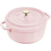 staub Cocotte Round Sorbet Rose Z1032-759 "Pico Cocotte Round Sorbet Rose 7.9 inches (20 cm) Pink Two-Handed Casting, Enamele