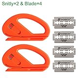 ARTGEAR安全カッター/ Snitty, 安全設計カッター, カーボンシートのプロ用カッター/カービニールラップカッター