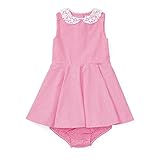 ラルフローレンの子供服　POLO　RALPHLAUREN　ベビー　女の子ツーピースセット　９０ｃｍ [並行輸入品]