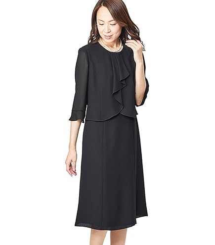 Amazon.co.jp: 極 GLANESS NOW 東京ソワール 喪服 9号 ブラック