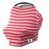 JLIKA Baby Car Seat Covers - Stretchy Infant Canopy and Nursing cover for breastfeeding newborns inf
