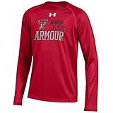 ユースunder armourテキサス工科大学Tech Long Sleeve Tee