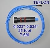 CHNsalescom PTFEライナー25フィートTwecoリンカーンMIG溶接ガンワイヤーサイズ0.023