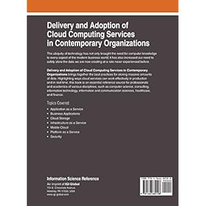 Delivery and Adoption of Cloud Computing Services in Contemporary Organizations (Advances in Systems Analysis, Software Engineering, and High Performa