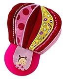 Lilliputiens Teething Book Liz - Finger Puppet Teether and Pacifier Holder in One [並行輸入品]