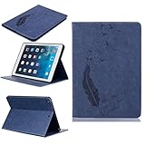 UNEXTATI iPad Air iPad 5 ケース 高品質 PUレザー 手帳型ケース 保護カバー カード収納 液晶保護 防塵 Apple iPad Air iPad 5 用 Case Cover